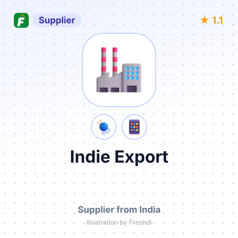 Indie Export  – summary card, no photo uploaded yet