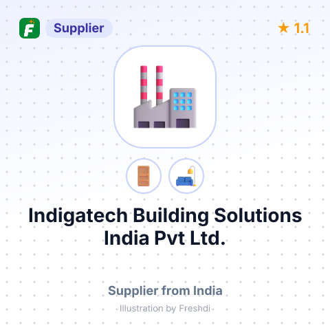 Indigatech Building Solutions India Pvt Ltd. – summary card, no photo uploaded yet