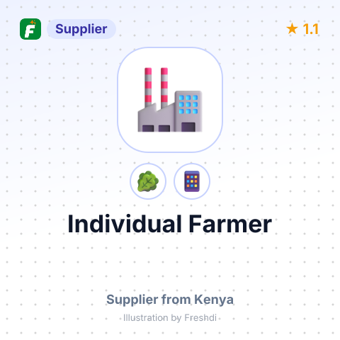 Individual Farmer  – summary card, no photo uploaded yet