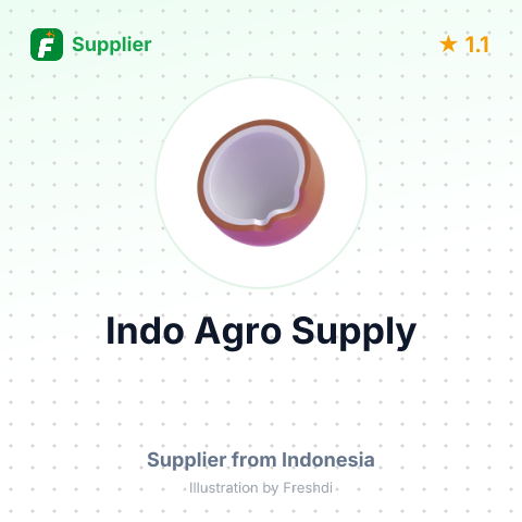 Indo Agro Supply  – summary card, no photo uploaded yet