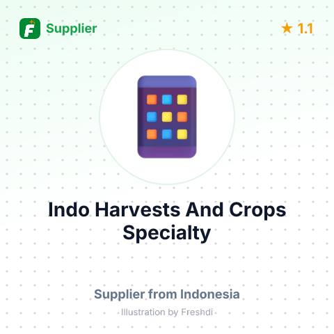 Indo Harvests And Crops Specialty  – summary card, no photo uploaded yet