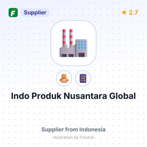 Indo Produk Nusantara Global – summary card, no photo uploaded yet