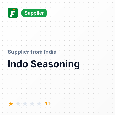 Indo Seasoning – summary card, no photo uploaded yet