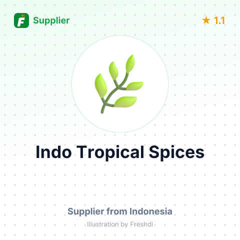 Indo Tropical Spices  – summary card, no photo uploaded yet