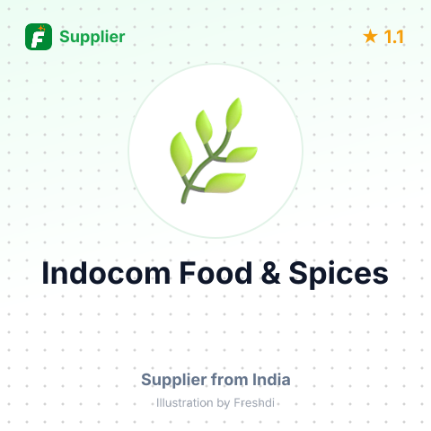 Indocom Food & Spices  – summary card, no photo uploaded yet