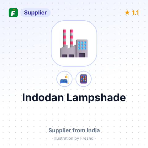 Indodan Lampshade – summary card, no photo uploaded yet