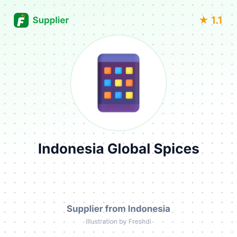 Indonesia Global Spices  – summary card, no photo uploaded yet