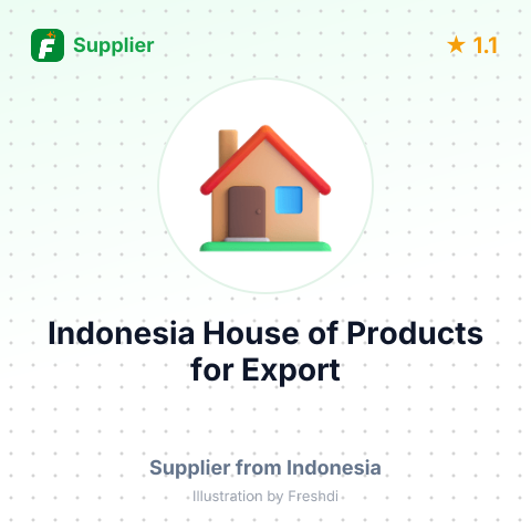 Indonesia House of Products for Export – summary card, no photo uploaded yet