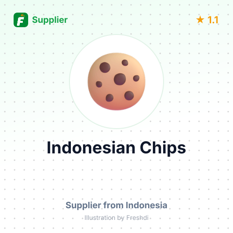 Indonesian Chips  – summary card, no photo uploaded yet
