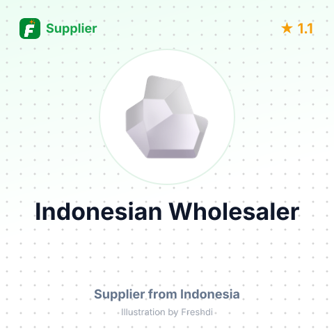 Indonesian Wholesaler  – summary card, no photo uploaded yet