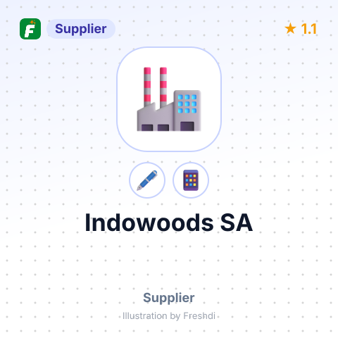 Indowoods SA – summary card, no photo uploaded yet