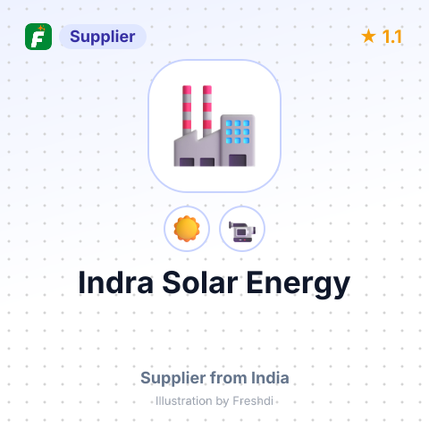 Indra Solar Energy – summary card, no photo uploaded yet