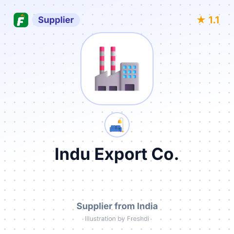 Indu Export Co.  – summary card, no photo uploaded yet