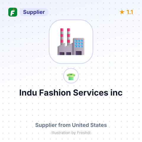 Indu Fashion Services inc – summary card, no photo uploaded yet
