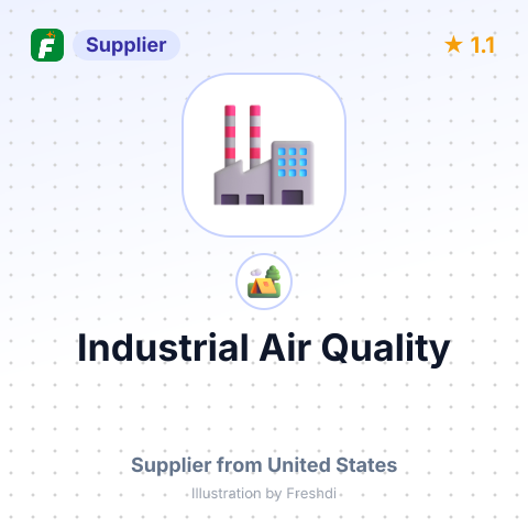 Industrial Air Quality – summary card, no photo uploaded yet