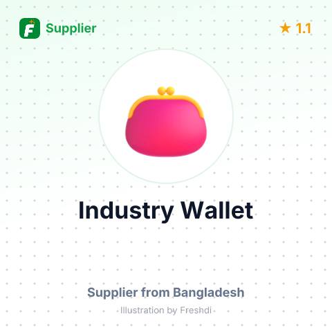 Industry Wallet  – summary card, no photo uploaded yet