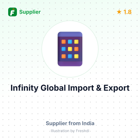 Infinity Global Import & Export – summary card, no photo uploaded yet