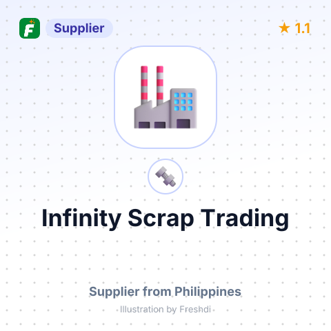 Infinity Scrap Trading – summary card, no photo uploaded yet