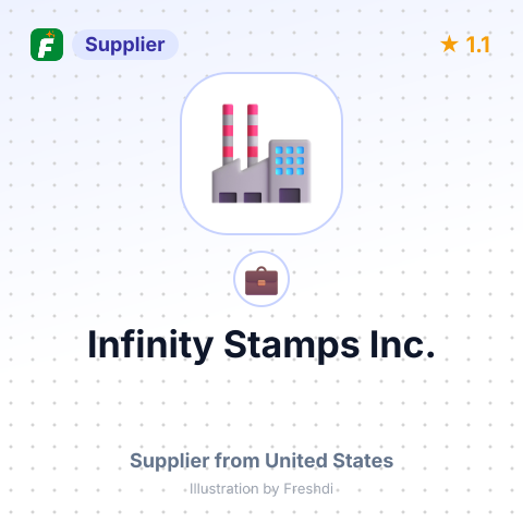 Infinity Stamps Inc. – summary card, no photo uploaded yet