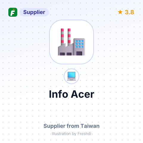Info Acer – summary card, no photo uploaded yet
