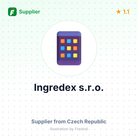 Ingredex s.r.o. – summary card, no photo uploaded yet