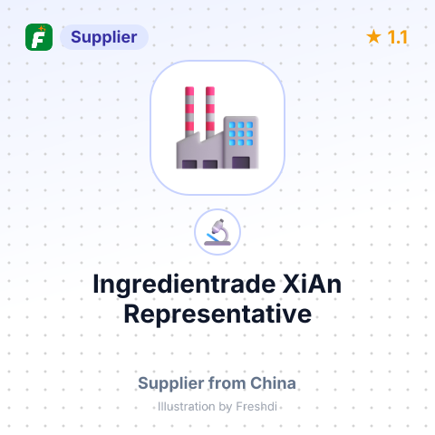 Ingredientrade XiAn Representative – summary card, no photo uploaded yet