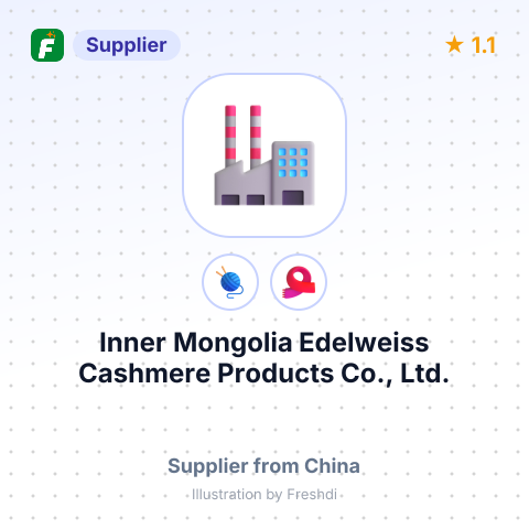 Inner Mongolia Edelweiss Cashmere Products Co., Ltd. – summary card, no photo uploaded yet