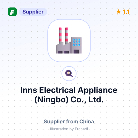 Inns Electrical Appliance (Ningbo) Co., Ltd. – summary card, no photo uploaded yet