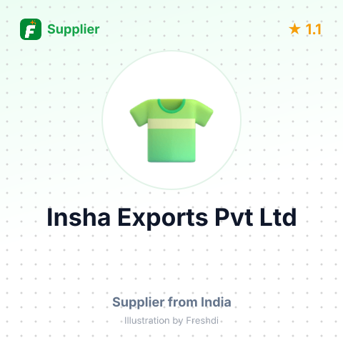 Insha Exports Pvt Ltd  – summary card, no photo uploaded yet