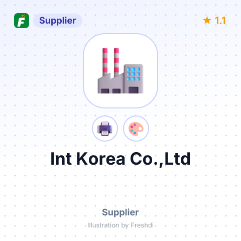 Int Korea Co.,Ltd – summary card, no photo uploaded yet