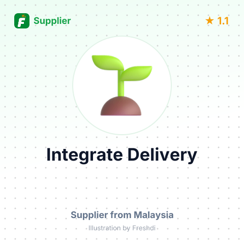 Integrate Delivery  – summary card, no photo uploaded yet