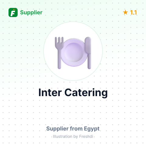 Inter Catering  – summary card, no photo uploaded yet