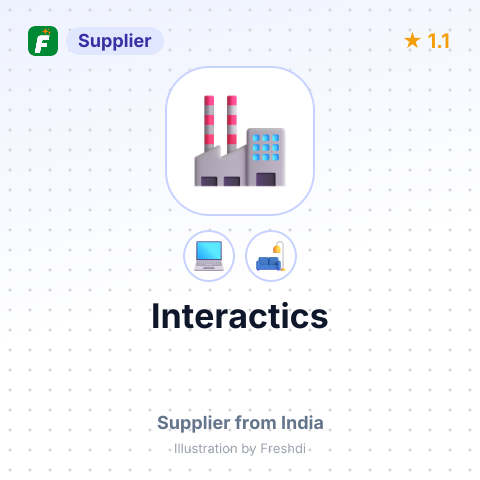 Interactics – summary card, no photo uploaded yet