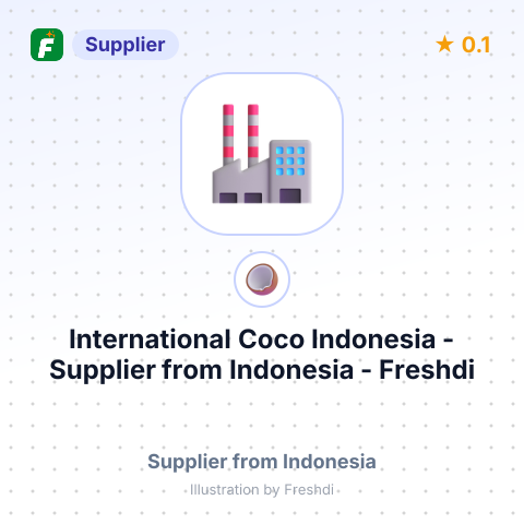International Coco Indonesia  – summary card, no photo uploaded yet