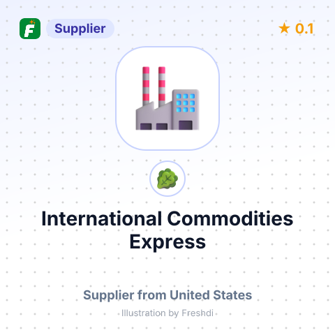 International Commodities Express – summary card, no photo uploaded yet