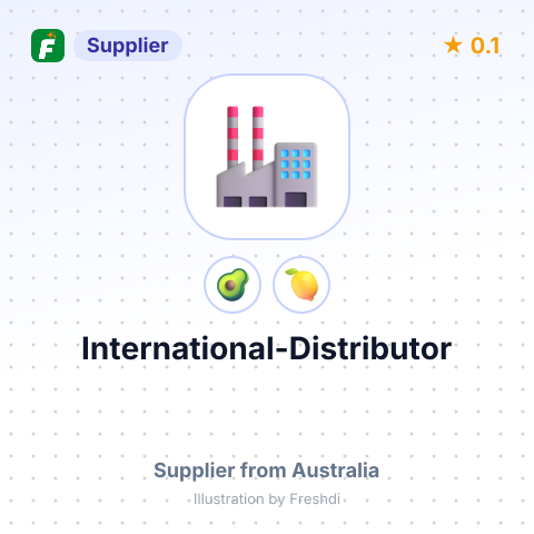 International-Distributor  – summary card, no photo uploaded yet