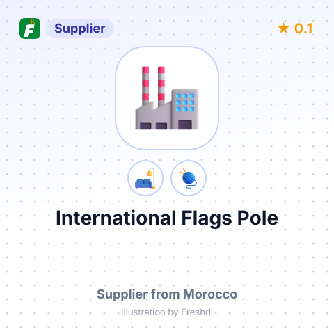 International Flags Pole – summary card, no photo uploaded yet