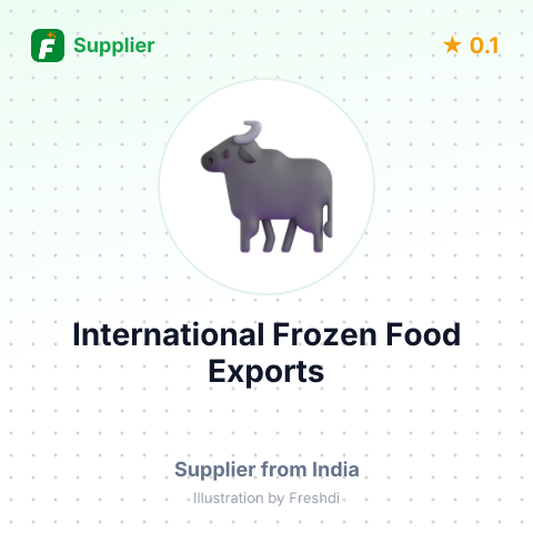International Frozen Food Exports – summary card, no photo uploaded yet