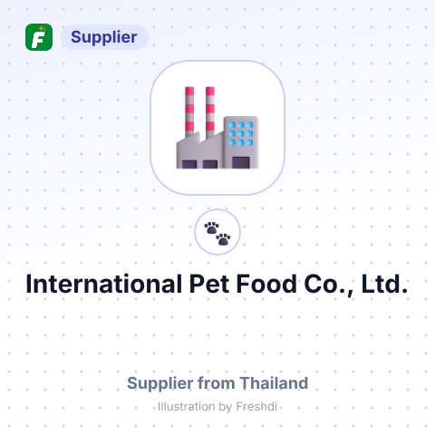 International Pet Food Co., Ltd. – summary card, no photo uploaded yet