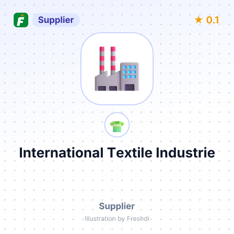 International Textile Industrie – summary card, no photo uploaded yet