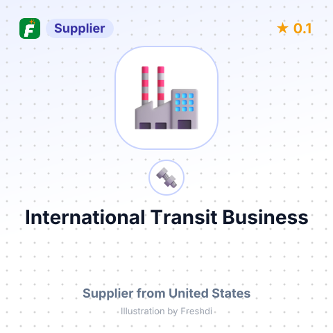 International Transit Business – summary card, no photo uploaded yet
