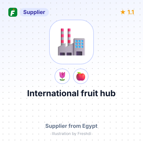 International fruit hub  – summary card, no photo uploaded yet