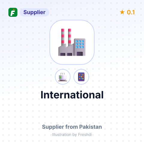International  – summary card, no photo uploaded yet