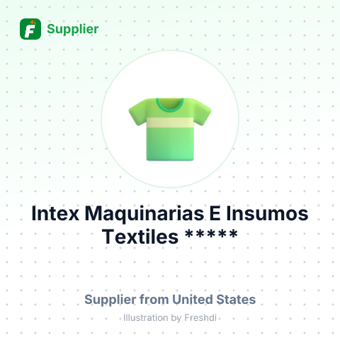 Intex Maquinarias E Insumos Textiles ***** – summary card, no photo uploaded yet