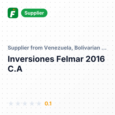 Inversiones Felmar 2016 C.A  – summary card, no photo uploaded yet