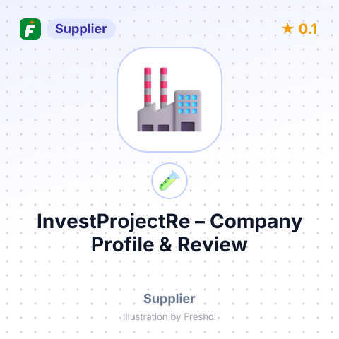 InvestProjectRe – summary card, no photo uploaded yet