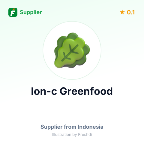 Ion-c Greenfood  – summary card, no photo uploaded yet