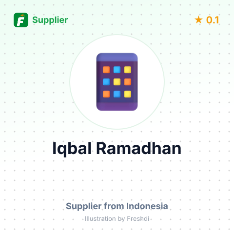 Iqbal Ramadhan  – summary card, no photo uploaded yet