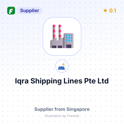 Iqra Shipping Lines Pte Ltd  – summary card, no photo uploaded yet