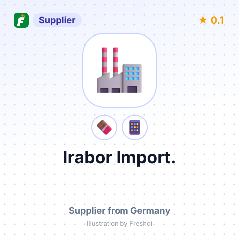 Irabor Import.  – summary card, no photo uploaded yet